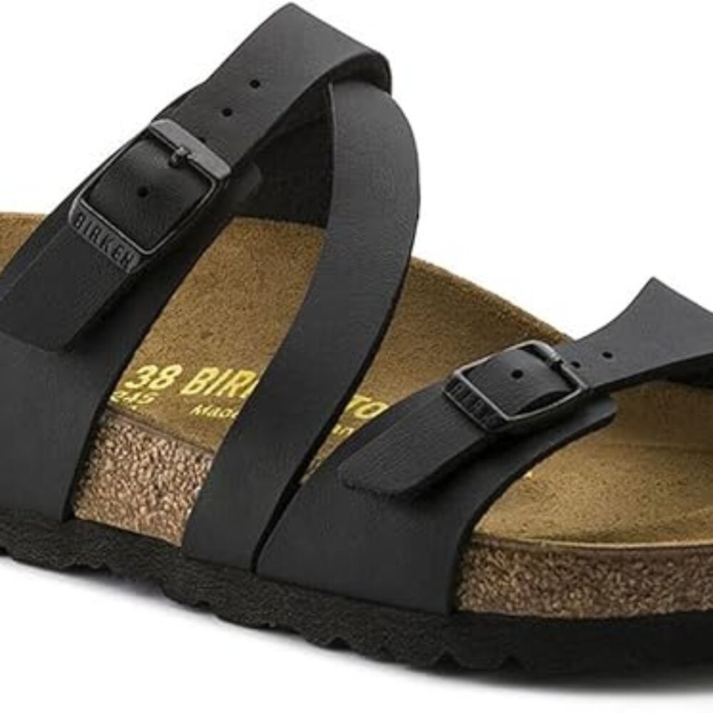 Birkenstock Women's Salina Black Birko-Flor Sandal 42 N (US Women's 11-11.5)